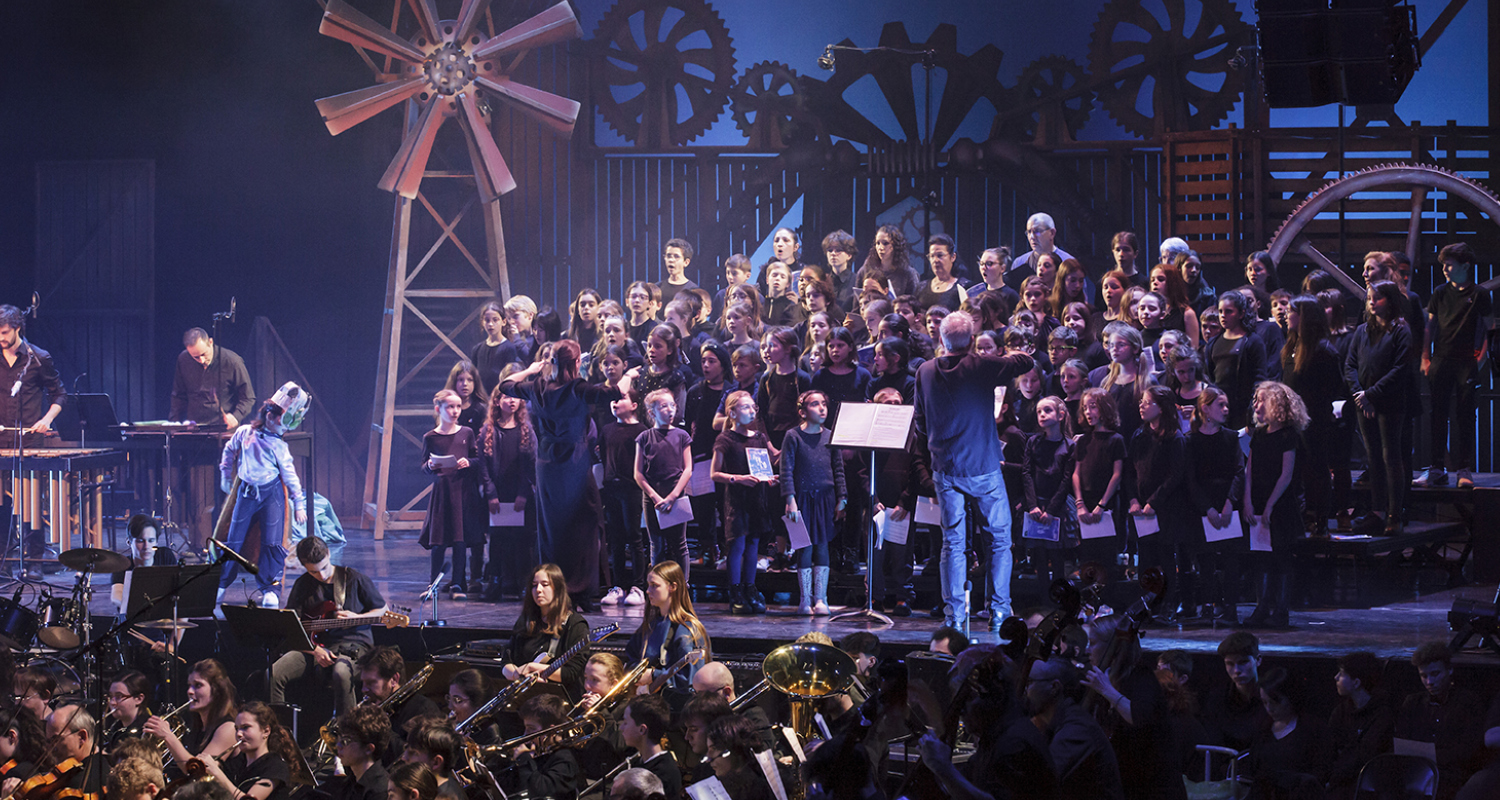 Spectacle Au fil de l'Ô sur le scène du Grand Angle