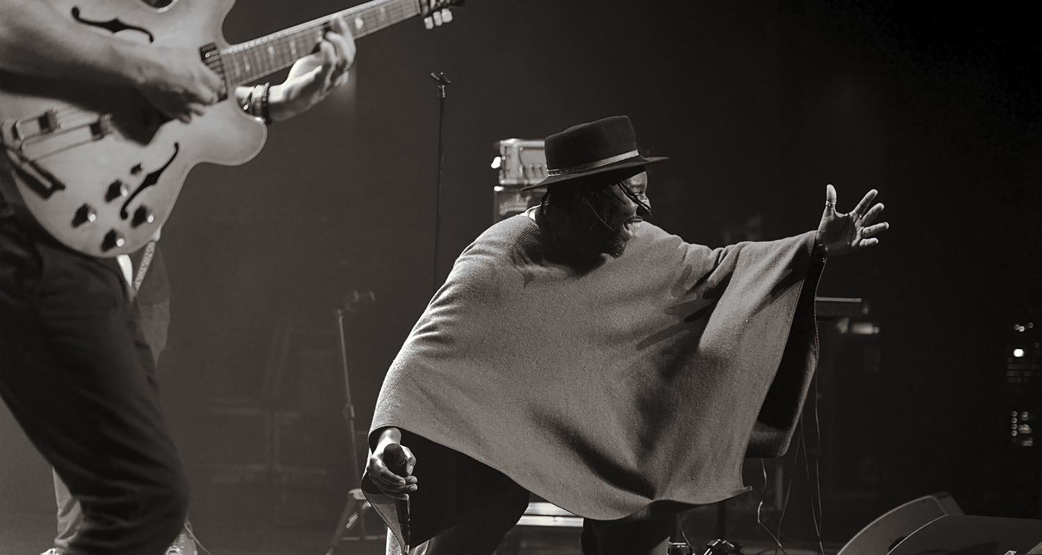 Sly Johnson en concert au Grand Angle pendant le Voiron Jazz Festival