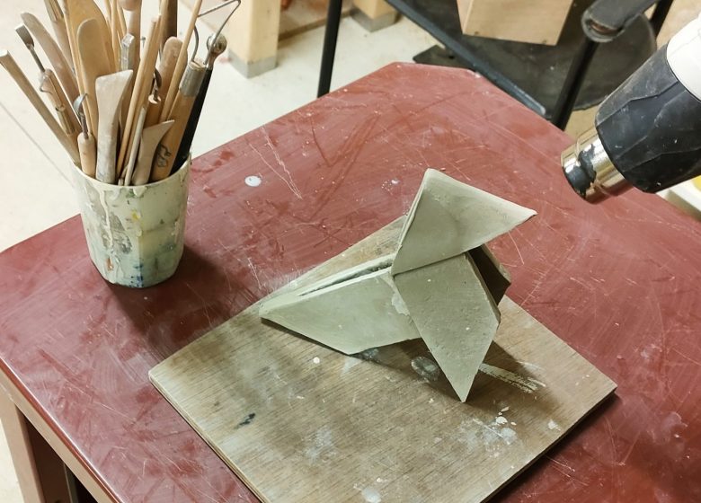 Stage raku : Réalisation d’un origami
