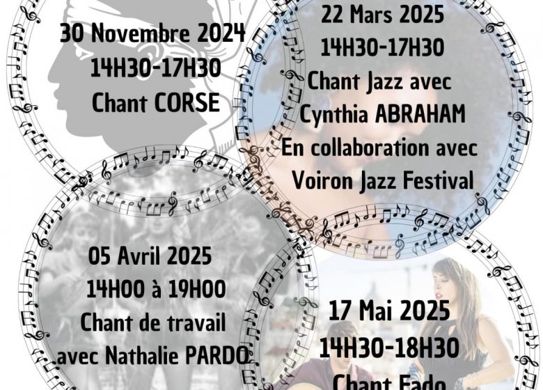 Atelier de chant jazz : La voie des voix - Portail Culturel du Pays ...