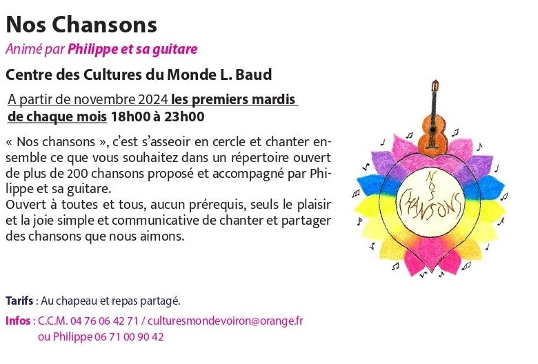 Atelier musical – Nos chansons