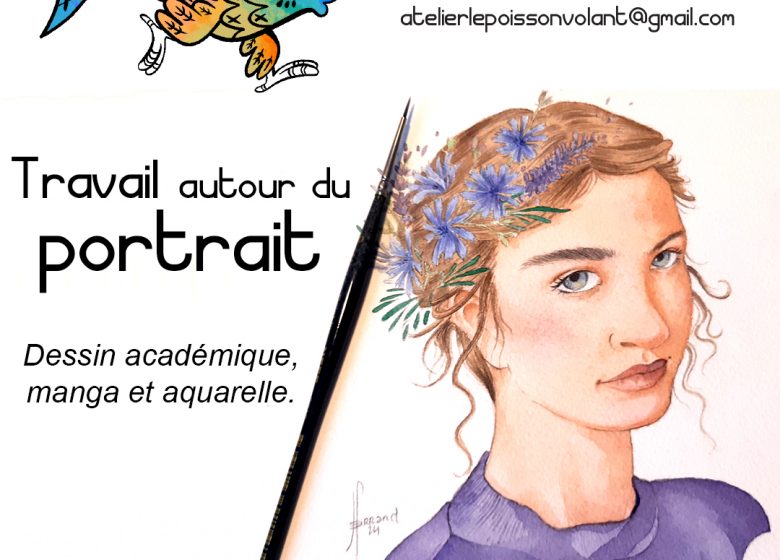 Stage dessin, manga & aquarelle : travail autour du portrait