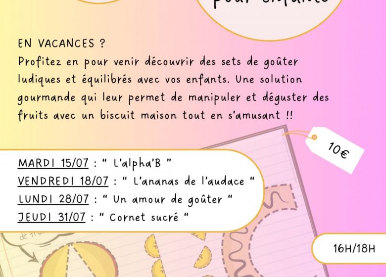 Activité ludique autour du goûter