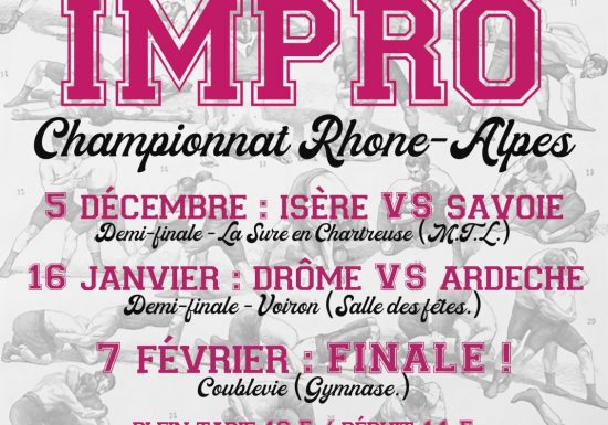 Théâtre : Championnat de catch impro, Isère vs Savoie
