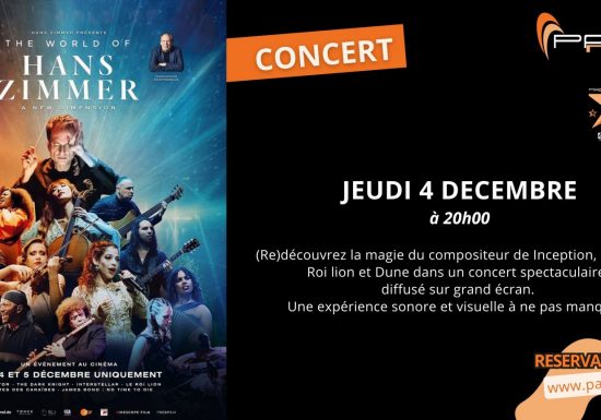 Ciné-concert : The world of Hans Zimmer, a new dimension
