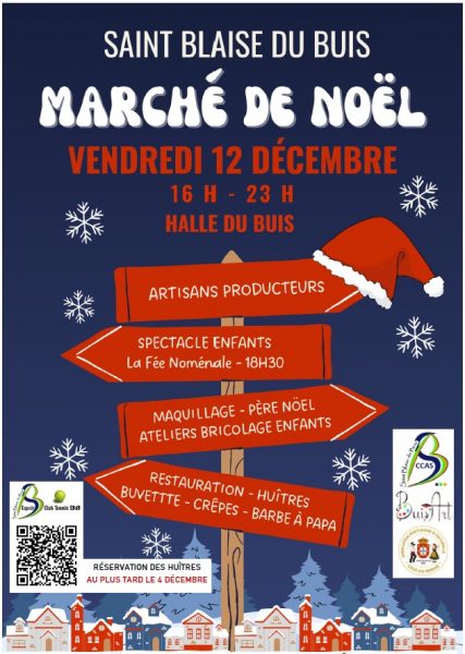 Marché de Noël à Saint Blaise du Buis