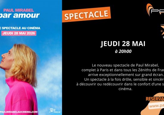 Spectacle au cinéma : Par Amour