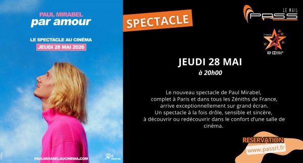 Spectacle au cinéma : Par Amour