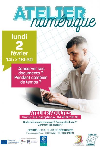 ATELIER NUMERIQUE – Se servir d&rsquo;une boîte mail : pour aller plus loin