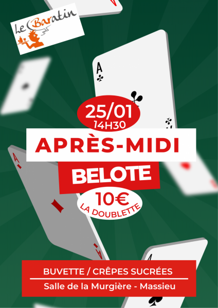 Après-midi belote