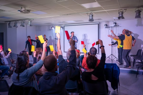 Théâtre impro : match des élèves