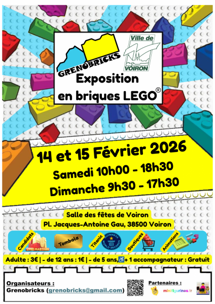 Exposition en briques LEGO