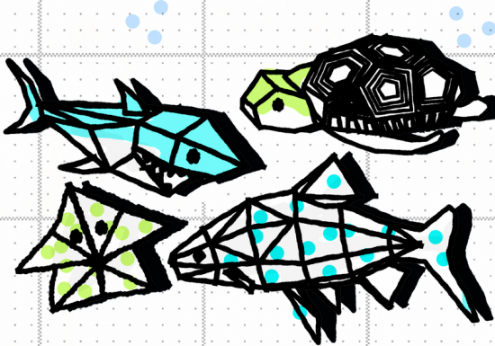 Atelier Paper Toy : personnages et créatures aquatiques