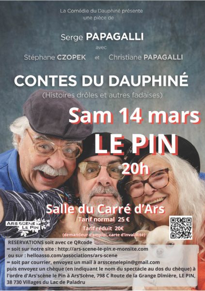 Spectacle : Contes du Dauphiné (histoires drôles et autres fadaises)