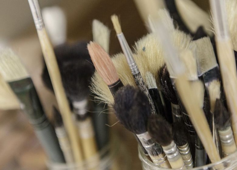 Atelier : coulage de porcelaine