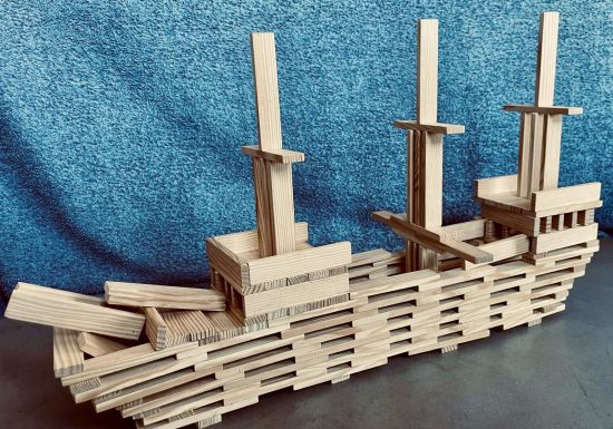 Monde aquatique en Kapla