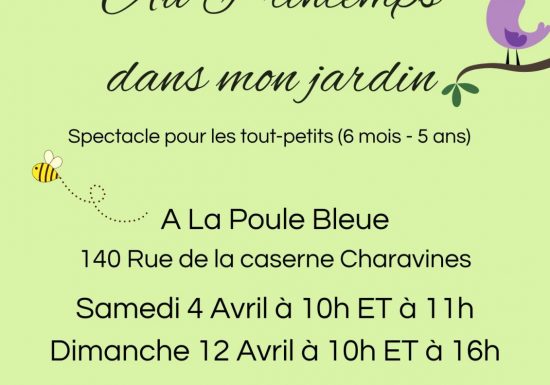 Spectacle pour les tout-petits : Au printemps, dans mon jardin