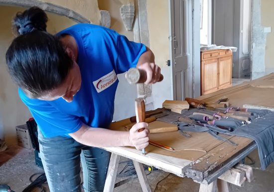 Portes ouvertes de l&rsquo;atelier de restauration de boiseries