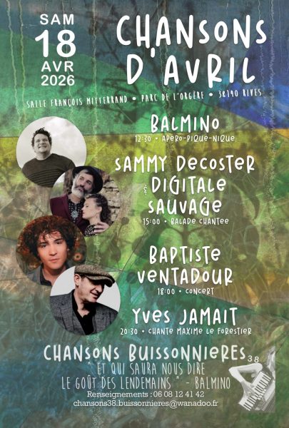 Concert : Chansons d&rsquo;avril