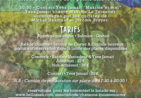 Concert : Chansons d&rsquo;avril