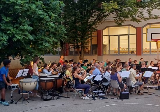 Fête de la musique au jardin de ville de Voiron