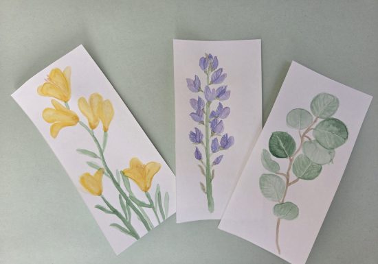 Atelier marque-page à l&rsquo;aquarelle