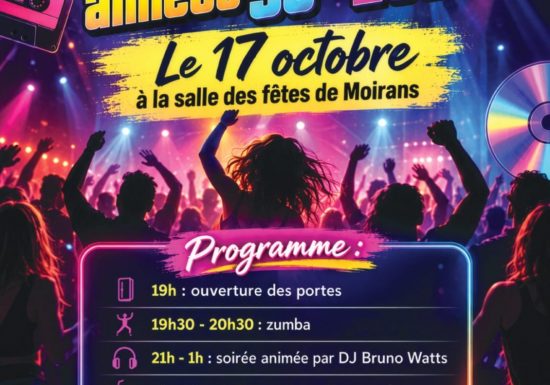 Soirée dansante : Années 90/2000