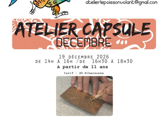 Atelier : Décoration en métal repoussé