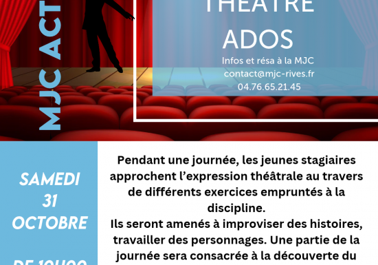 Atelier théâtre pour ados