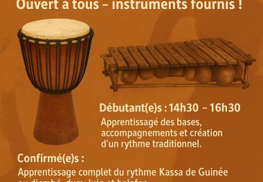 Stage de percussions africaines
