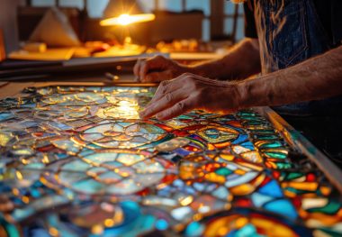 Découverte de l&rsquo;atelier Verre et Lumière