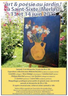 Art & poésie au jardin de Saint-Sixte