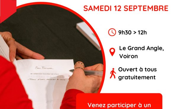 Le Grand Atelier d&rsquo;Ecriture du festival Livres à vous
