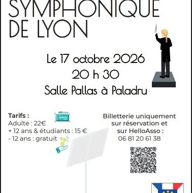 Concert : orchestre symphonique de Lyon